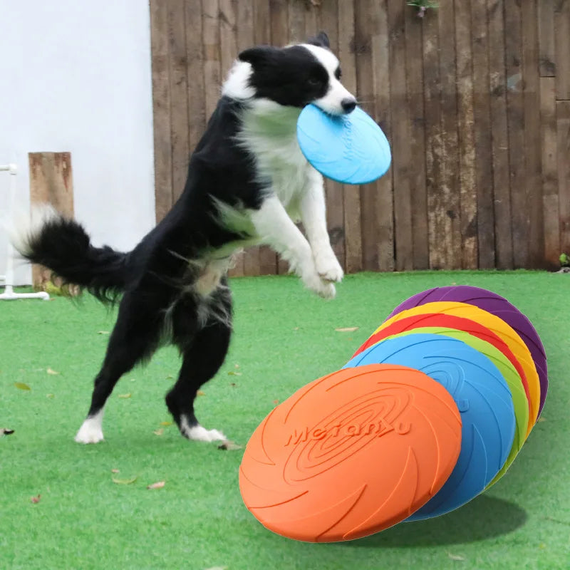 Bite Resistant Flying Disc Toys for Dog Multifunction Pet Puppy Training Toys Outdoor Interactive Game Pet Dogs Products