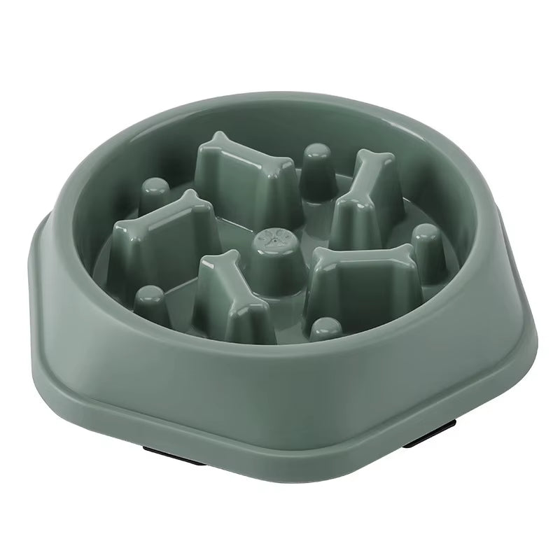 Slow Feeder Dog Bowl Anti-Choking Slow Feeding Bowls for Dogs Anti-Slip Pet Slow Eat Dishes Puzzle Bowls for Small Medium Dogs