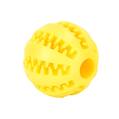 Dog Toy Ball Interactive Rubber Balls Puppy Chewing Toys Pet Tooth Cleaning Ball Cats Pets Food Treat Feeder Silicone Balls Toy