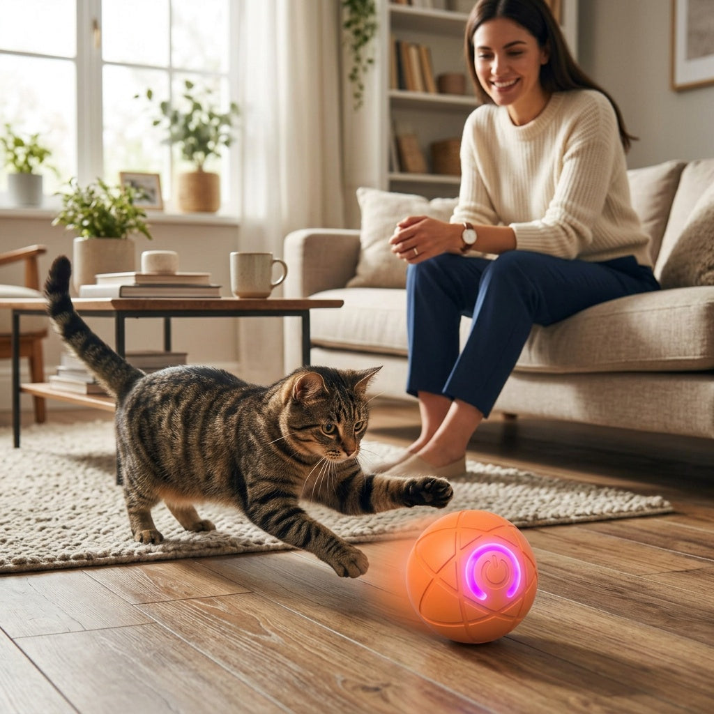 Interactive Rolling Ball Toy